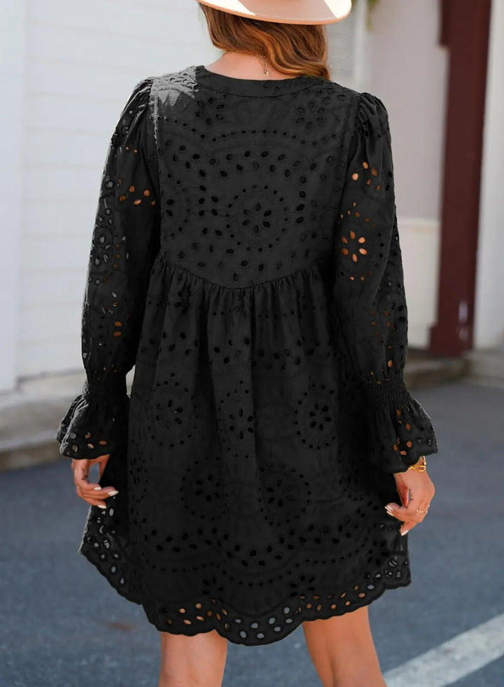 Kirelle - Breathable V-Neck Skirt Dress