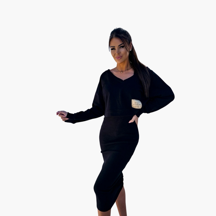 Eliza | Casual Sweatshirt and Dress Set