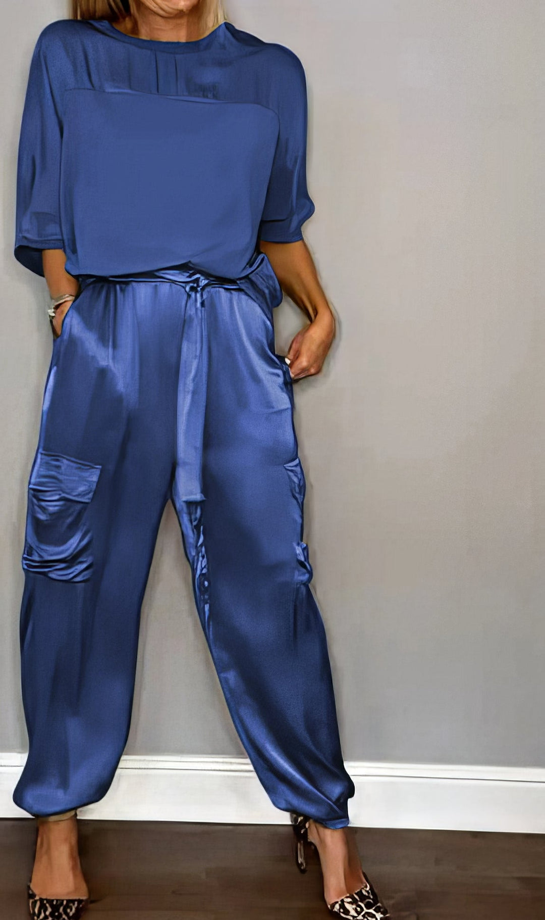 Hazel™ | Elegant Satin Two-piece Set